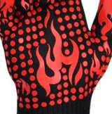 BBQ Gloves 1472℉ Heat Resistant Grilling Gloves Nonslip Silicone for Barbecue Cooking Baking
