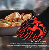 BBQ Gloves 1472℉ Heat Resistant Grilling Gloves Nonslip Silicone for Barbecue Cooking Baking