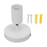 E26 E27 Wall Lamp Holder Modern Simple Wall Lamp Base for Bedroom Living Room Showcase 85‑265V White