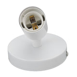E26 E27 Wall Lamp Holder Modern Simple Wall Lamp Base for Bedroom Living Room Showcase 85‑265V White