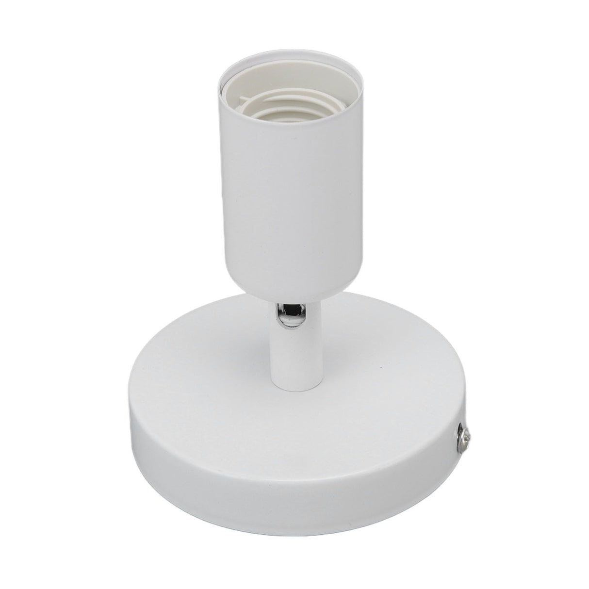 E26 E27 Wall Lamp Holder Modern Simple Wall Lamp Base for Bedroom Living Room Showcase 85‑265V White