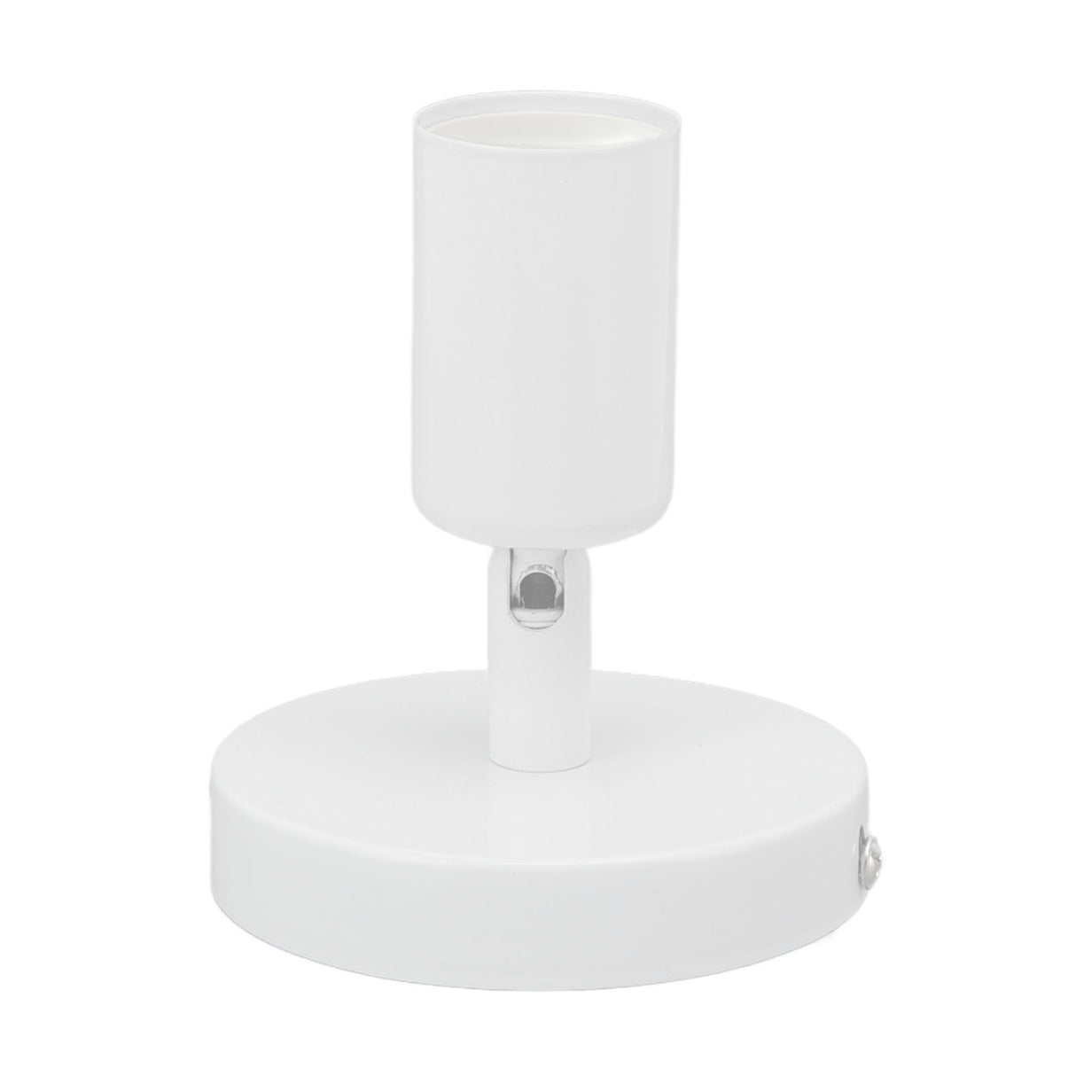 E26 E27 Wall Lamp Holder Modern Simple Wall Lamp Base for Bedroom Living Room Showcase 85‑265V White