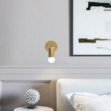 E27 E26 Wall Lamp Base 180 Degrees Up and Down Adjustable Iron Decoration Bulb Socket for Bedroom Living Room Gold