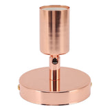 E27 E26 Wall Lamp Base 180 Degrees Up and Down Adjustable Iron Decoration Bulb Socket for Bedroom Living Room Rose Gold