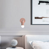 E27 E26 Wall Lamp Base 180 Degrees Up and Down Adjustable Iron Decoration Bulb Socket for Bedroom Living Room Rose Gold - Extra Image