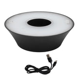 LED Wine Bottle Lamp Innovative Cordless Table Light with USB Cable for Hotel Restaurant Bar Decoration Black