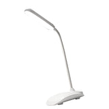 LED Desk Lamp Touch Control Three Level Color Temperature Stepless Dimming USB Charging Table Lamp White