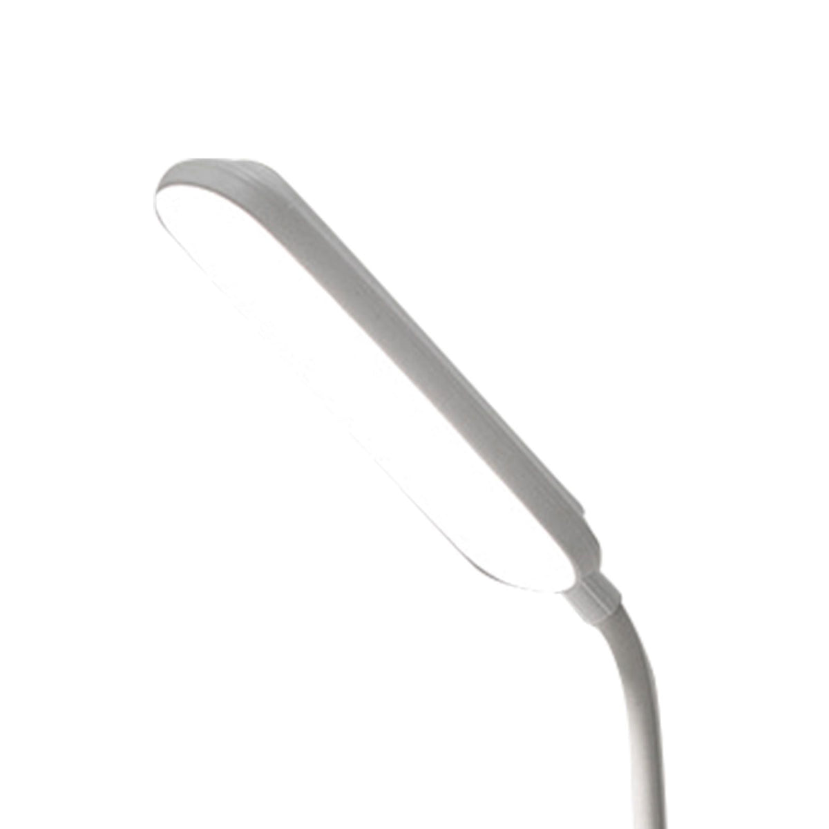LED Desk Lamp Touch Control Three Level Color Temperature Stepless Dimming USB Charging Table Lamp White