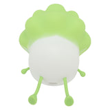 Cabbage Silicone Night Light Cartoon Vegetable Cell Phone Holder Decompression Rechargeable Night Lamp for Bedside Decor Green