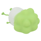 Cabbage Silicone Night Light Cartoon Vegetable Cell Phone Holder Decompression Rechargeable Night Lamp for Bedside Decor Green - Rear View