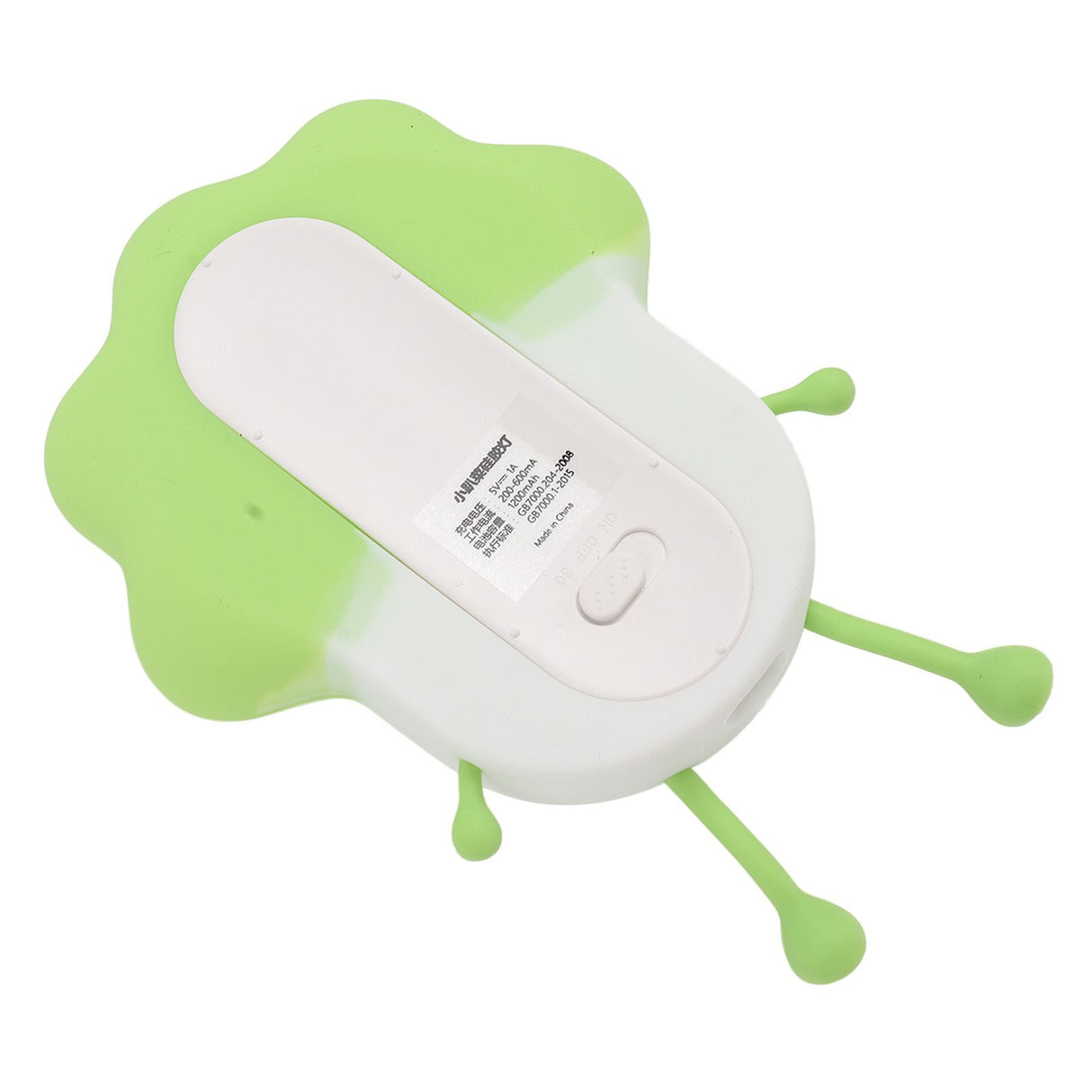 Cabbage Silicone Night Light Cartoon Vegetable Cell Phone Holder Decompression Rechargeable Night Lamp for Bedside Decor Green