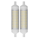 2Pcs R7S LED Light Bulb 118mm Dimmable 15W 154 LEDs Double Ended Floodlight for Home Night Advertising Lighting 220V White Light