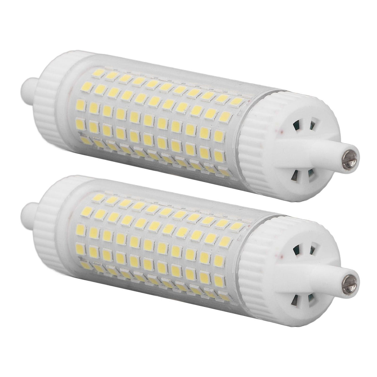2Pcs R7S LED Light Bulb 118mm Dimmable 15W 154 LEDs Double Ended Floodlight for Home Night Advertising Lighting 220V White Light