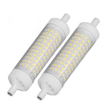 2Pcs R7S LED Light Bulb 118mm Dimmable 15W 154 LEDs Double Ended Floodlight for Home Night Advertising Lighting 220V White Light