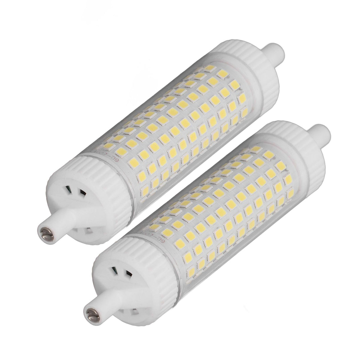 2Pcs R7S LED Light Bulb 118mm Dimmable 15W 154 LEDs Double Ended Floodlight for Home Night Advertising Lighting 220V White Light