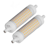 2Pcs R7S LED Light Bulb 118mm Dimmable 15W 154 LEDs Double Ended Floodlight for Home Night Advertising Lighting 220V Warm Light - Front View