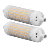 2Pcs R7S LED Light Bulb 118mm Dimmable 15W 154 LEDs Double Ended Floodlight for Home Night Advertising Lighting 220V Warm Light