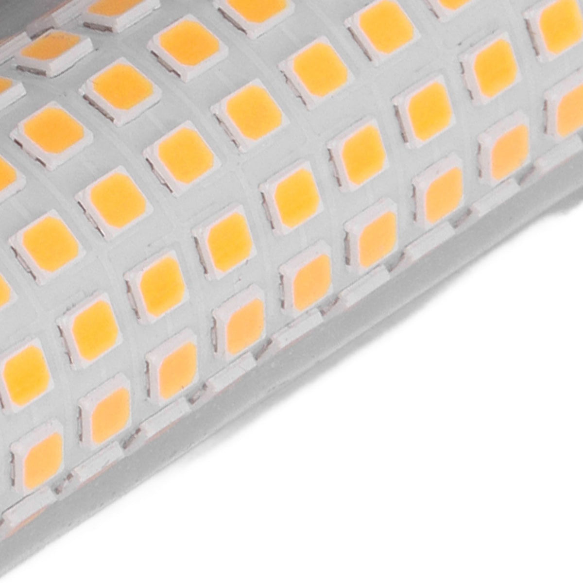 2Pcs R7S LED Light Bulb 118mm Dimmable 15W 154 LEDs Double Ended Floodlight for Home Night Advertising Lighting 220V Warm Light