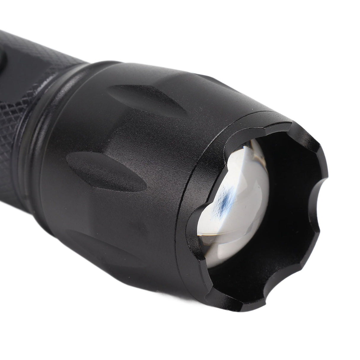 Electric Lighter Waterproof Windproof Aluminum Alloy Portable Lighter with Flashlight 3.7v Black