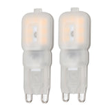 2pcs G9 LED Bulbs Professional 14LEDs High Brightness 270lm Dimmable Replacement Light Bulbs 3W 220V - 45-Degree Angle