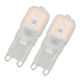 2pcs G9 LED Bulbs Professional 14LEDs High Brightness 270lm Dimmable Replacement Light Bulbs 3W 220V - Low Angle