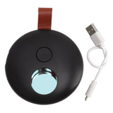 Infrared Detector 3 Speed Flashing USB Rechargeable Built in 100mAh Battery Portable Professional Bug Detector for Travel Black