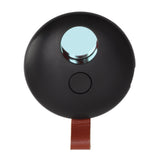 Infrared Detector 3 Speed Flashing USB Rechargeable Built in 100mAh Battery Portable Professional Bug Detector for Travel Black - Rear View