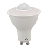 GU10 Light Bulb Infrared Human Induction Replacement Bulb for Ceiling Corridor Porch Lamp Warm Light 3000K 5W 500LM AC 100‑240V