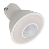 GU10 Light Bulb Infrared Human Induction Replacement Bulb for Ceiling Corridor Porch Lamp Warm Light 3000K 5W 500LM AC 100‑240V - 45-Degree Angle