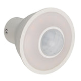 GU10 Light Bulb Infrared Human Induction Replacement Bulb for Ceiling Corridor Porch Lamp Warm Light 3000K 5W 500LM AC 100‑240V - Low Angle