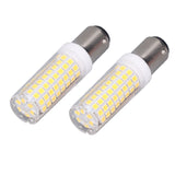 2 Pcs LED Corn Bulb BA15D 10W Dimmable Energy Saving 102LEDs Ceramic Light Bulb AC 100‑120V