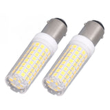 2 Pcs LED Corn Bulb BA15D 10W Dimmable Energy Saving 102LEDs Ceramic Light Bulb AC 100‑120V