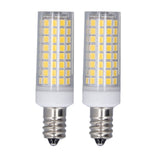 2 PCS LED Corn Bulb 102 LEDs 10W Dimmable PC Ceramic Energy Saving E12 Bulb for Home Lighting AC 100 to 120V Natural Light