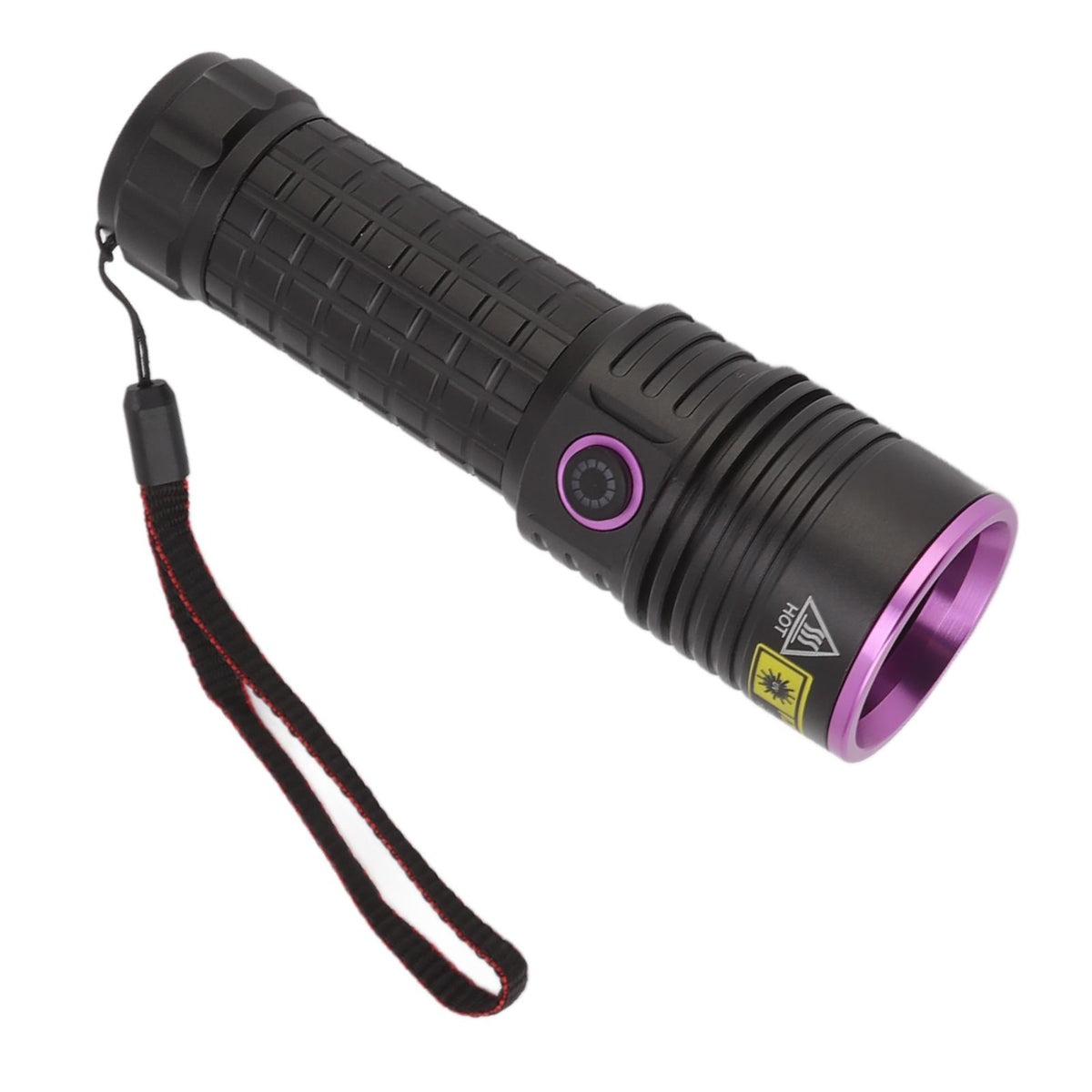 Y48 365nm Ultraviolet Flashlight Rechargeable Black Light Flashlight for Resin Curing Currency Verification Scorpion Pet Urine Search