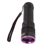 Y48 365nm Ultraviolet Flashlight Rechargeable Black Light Flashlight for Resin Curing Currency Verification Scorpion Pet Urine Search - Extra Image