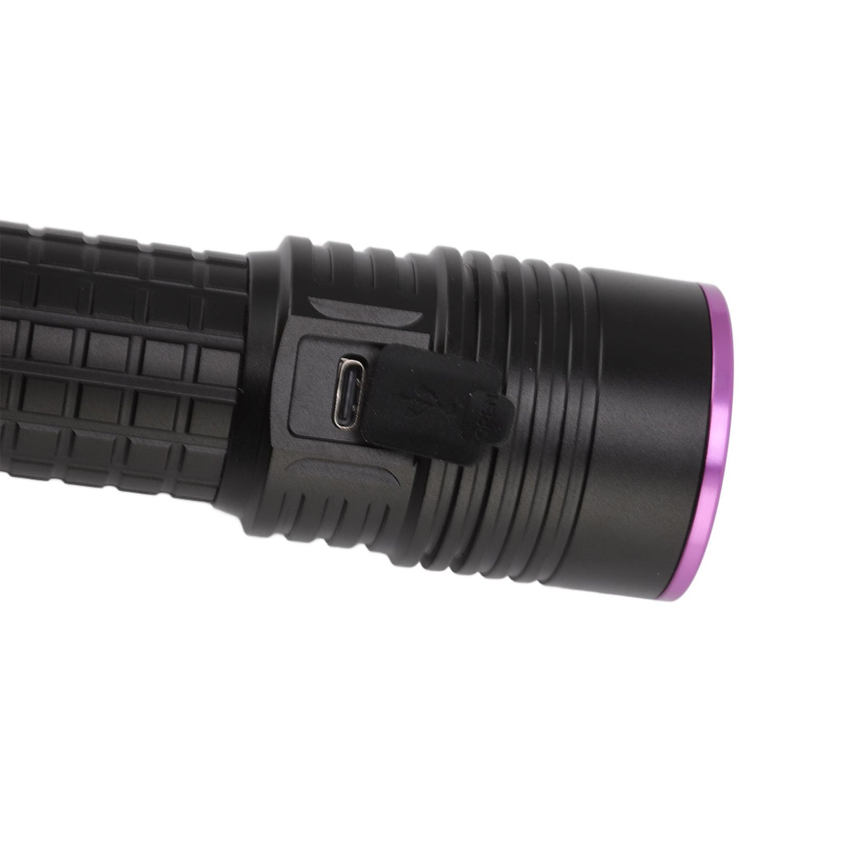 Y48 365nm Ultraviolet Flashlight Rechargeable Black Light Flashlight for Resin Curing Currency Verification Scorpion Pet Urine Search