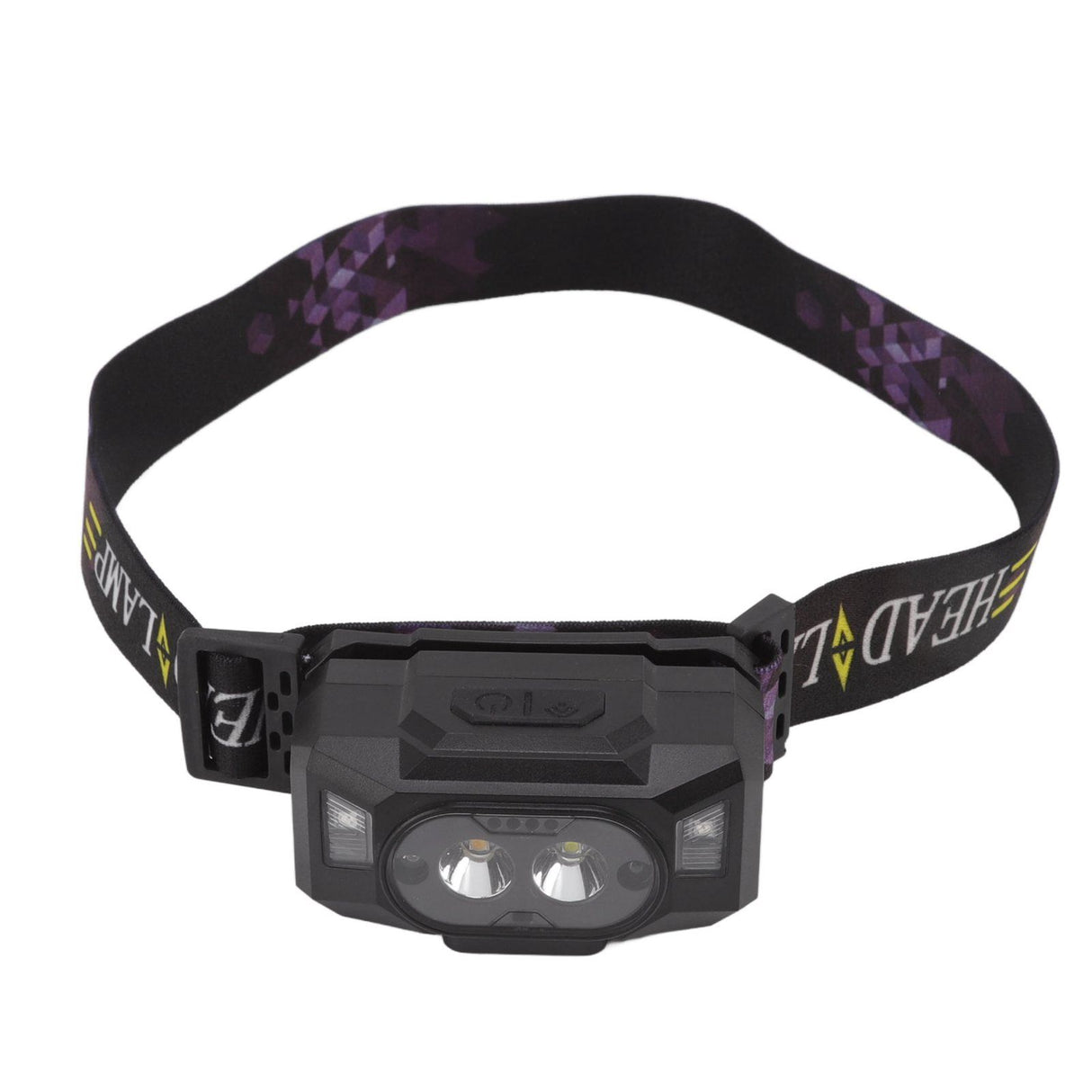 LED Sensor Headlamp Three Color Light Source Rechargeable Outdoor Strong Light Headlamp for Fishing Running Camping