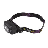 LED Sensor Headlamp Three Color Light Source Rechargeable Outdoor Strong Light Headlamp for Fishing Running Camping - Rear View