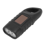 Hand Crank Solar Powered Flashlight Professional Rechargeable Survival Flashlight for Outdoor Sports Camping Hiking