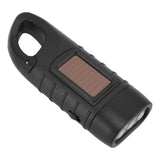 Hand Crank Solar Powered Flashlight Professional Rechargeable Survival Flashlight for Outdoor Sports Camping Hiking