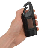 Hand Crank Solar Powered Flashlight Professional Rechargeable Survival Flashlight for Outdoor Sports Camping Hiking - Extra Image