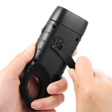 Hand Crank Solar Powered Flashlight Professional Rechargeable Survival Flashlight for Outdoor Sports Camping Hiking