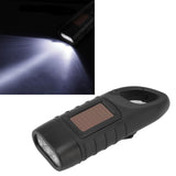 Hand Crank Solar Powered Flashlight Professional Rechargeable Survival Flashlight for Outdoor Sports Camping Hiking