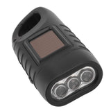 Hand Crank Solar Powered Flashlight Professional Rechargeable Survival Flashlight for Outdoor Sports Camping Hiking - Extra Image