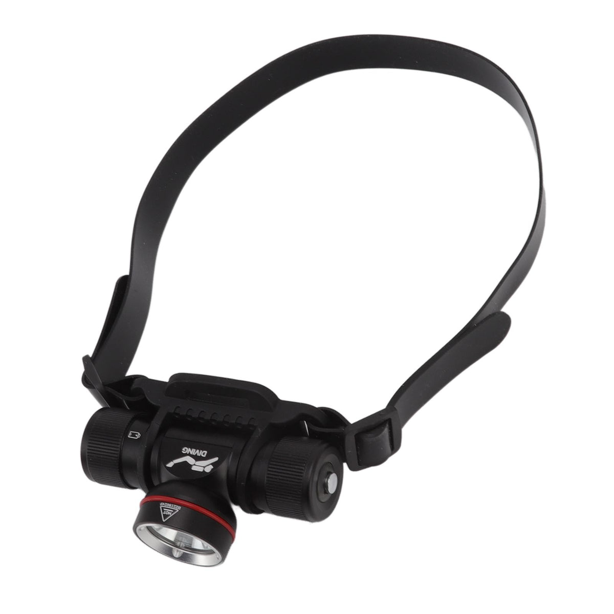 Diving Headlamp 1500LM Yellow Light LED Diving Head Lamp IPX8 Waterproof Underwater 80m Depth Headlight