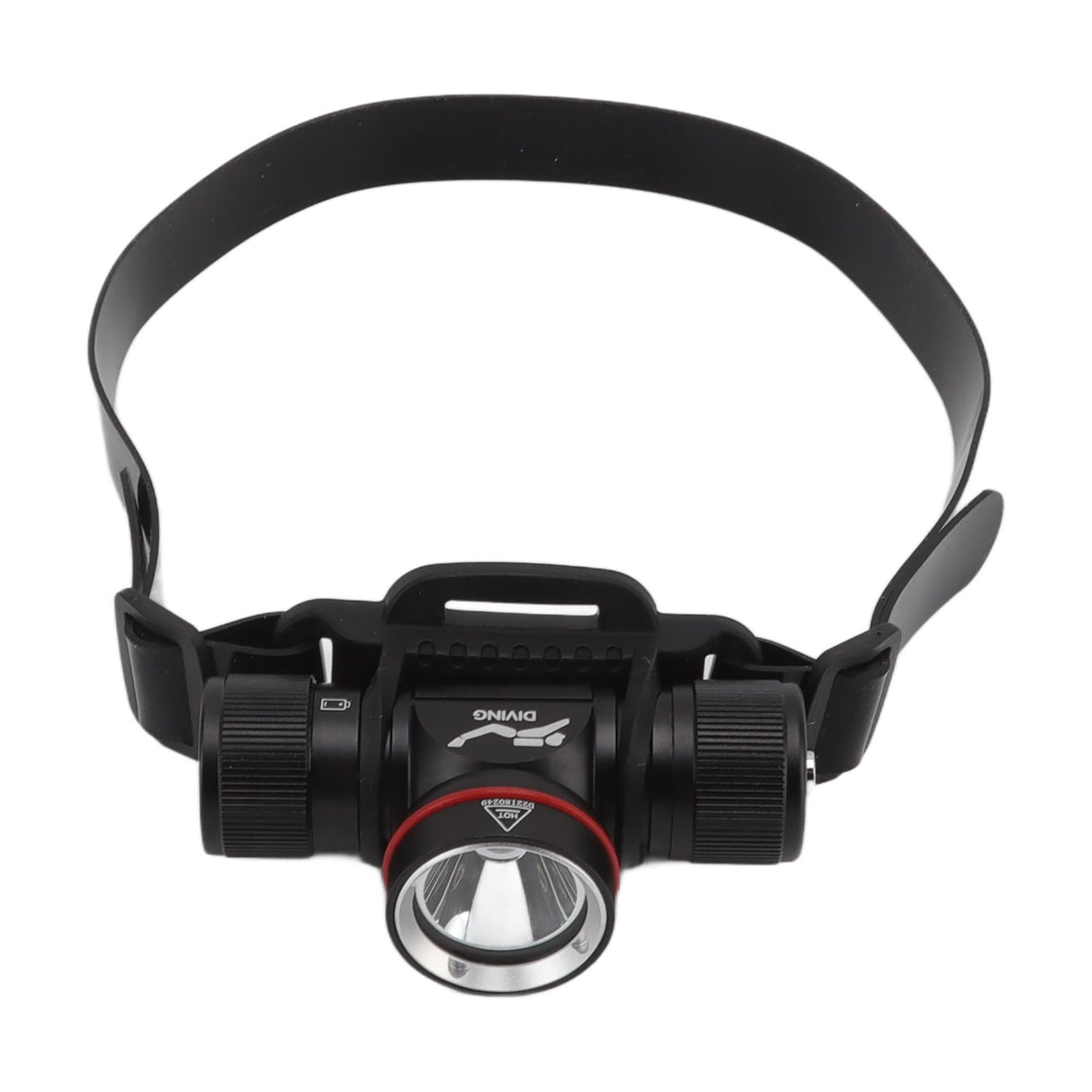 Diving Headlamp 1500LM Yellow Light LED Diving Head Lamp IPX8 Waterproof Underwater 80m Depth Headlight