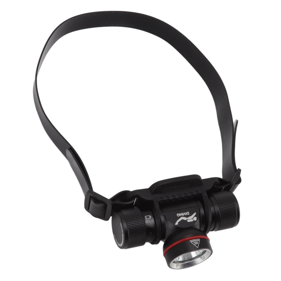 Diving Headlamp 1500LM Yellow Light LED Diving Head Lamp IPX8 Waterproof Underwater 80m Depth Headlight