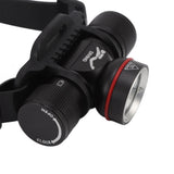 Diving Headlamp 1500LM Yellow Light LED Diving Head Lamp IPX8 Waterproof Underwater 80m Depth Headlight