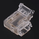 8PCS L Shaped LED Light Strip Connectors 4 Pin 10mm Transparent Gapless Solderless COB LED Adapter Connectors - Extra Image