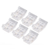 20PCS LED Strip to Wire Connector 2 Pin Transparent Solderless Gapless LED Adapter Connectors - Rear View